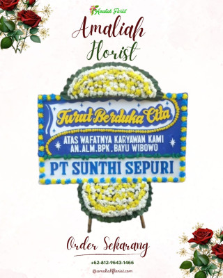 Papan Bunga Duka di Baturraden