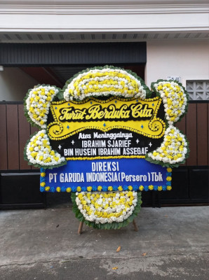Papan Bunga Duka di Baturraden