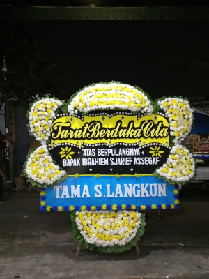 Papan Bunga Duka di Baturraden