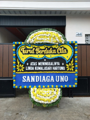 Papan Bunga Duka di Baturraden