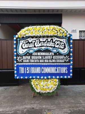 Papan Bunga Duka di Baturraden